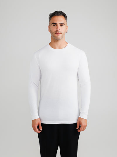 White Long Sleeve 3-pack